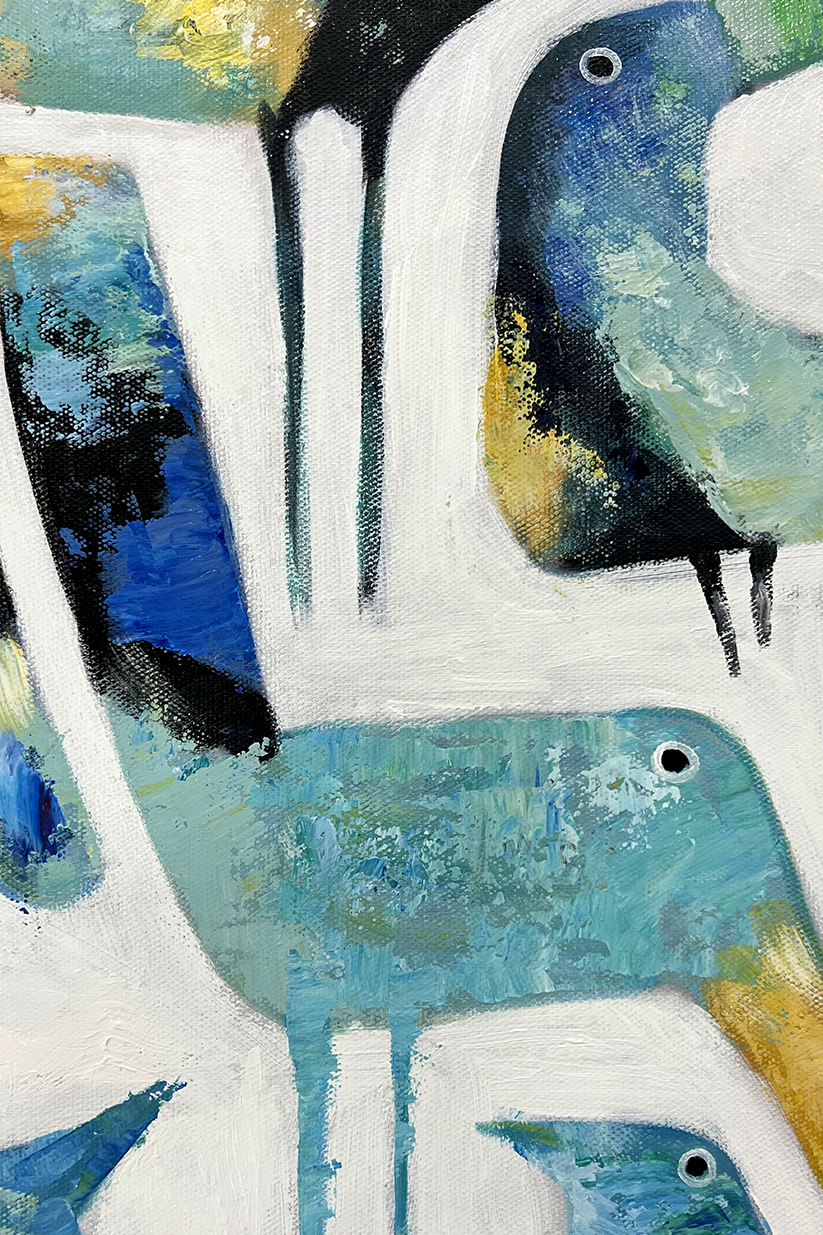 BLUE FEATHER